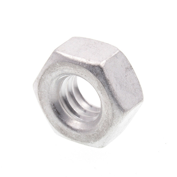 Prime-Line Hex Nut, 1/4"-20, Aluminum, Not Graded, Aluminum, 25 PK 9073328